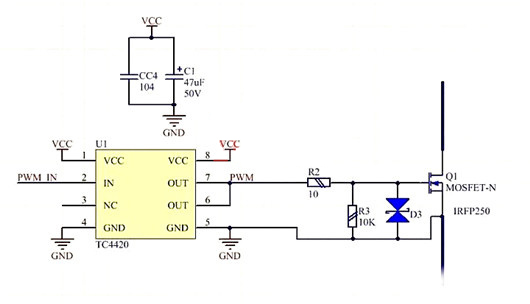 MOS管 開(kāi)啟 關(guān)閉